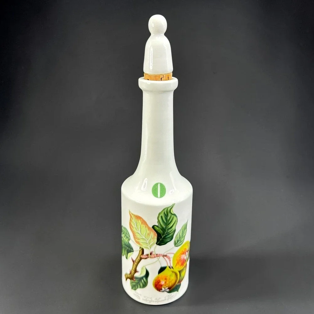 Portmeirion Pomona Teinton Squash Pear Cruet Bottle with Stopper England 8.5